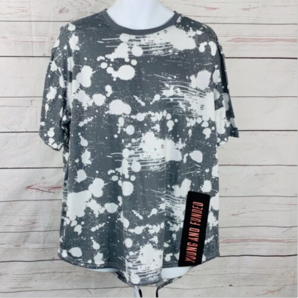 FIVE BY FIVE Short Sleeve Tee Young and Funded XXL